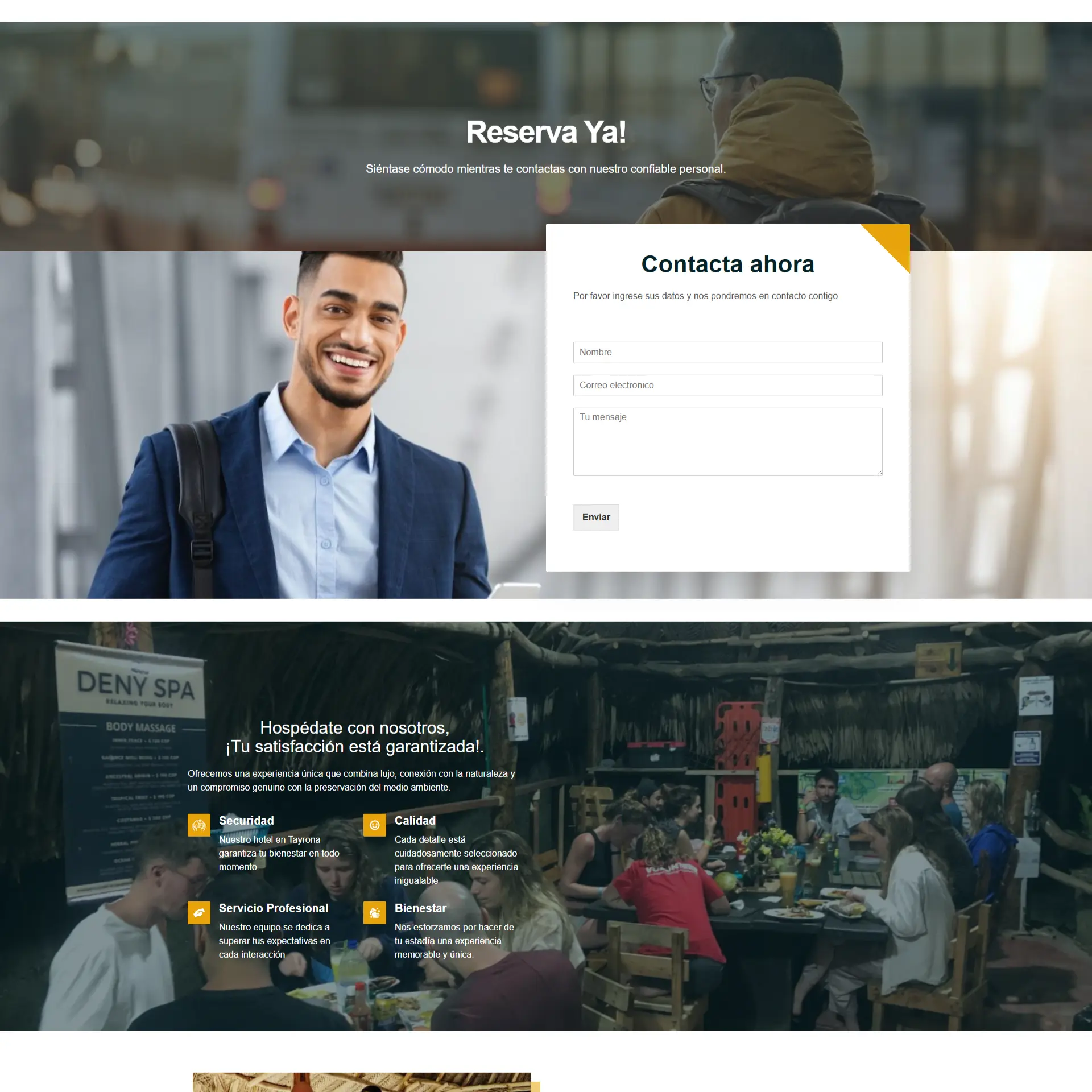 Ecohotel Amanecer Tayrona home, servicios, galeria y contactanos (3)